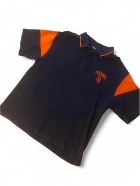 Vintage Pro Edge Navy blue Syracuse polo shirt, Size XL